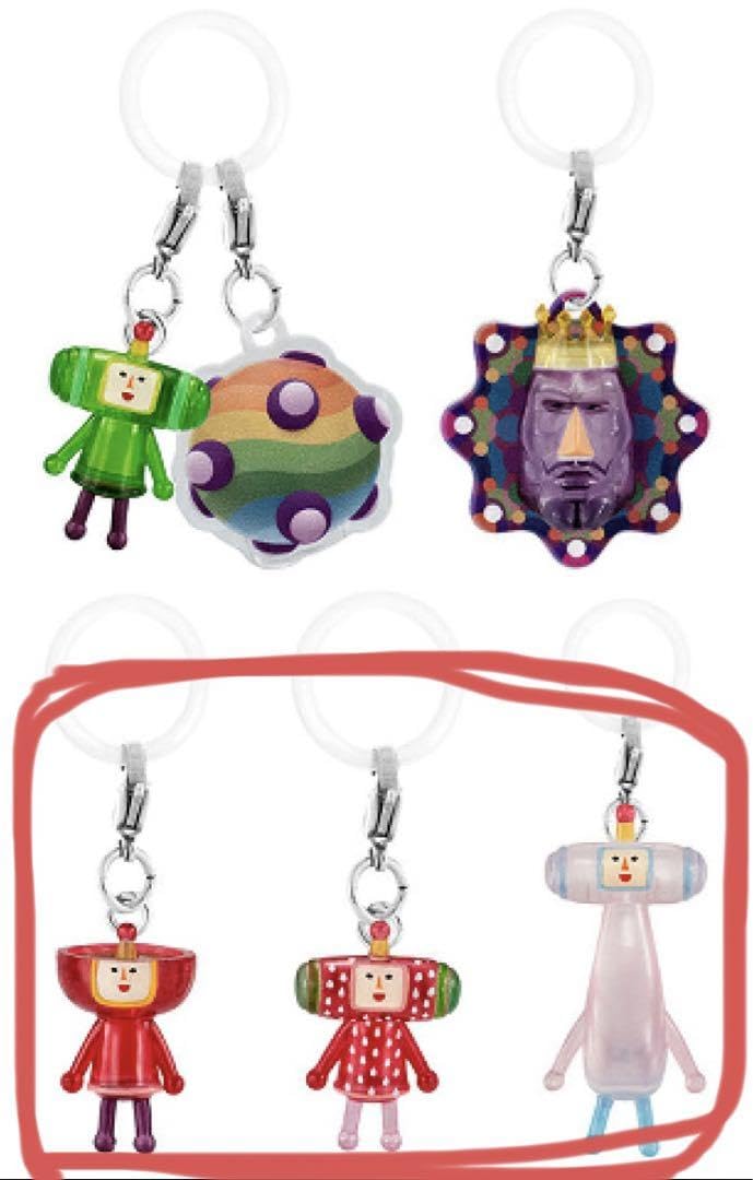 めじるしアクセサリー　まとめ売り　111個 Amazon.co.jp: めじるしアクセサリー 塊魂 4種類 ガチャ セミ